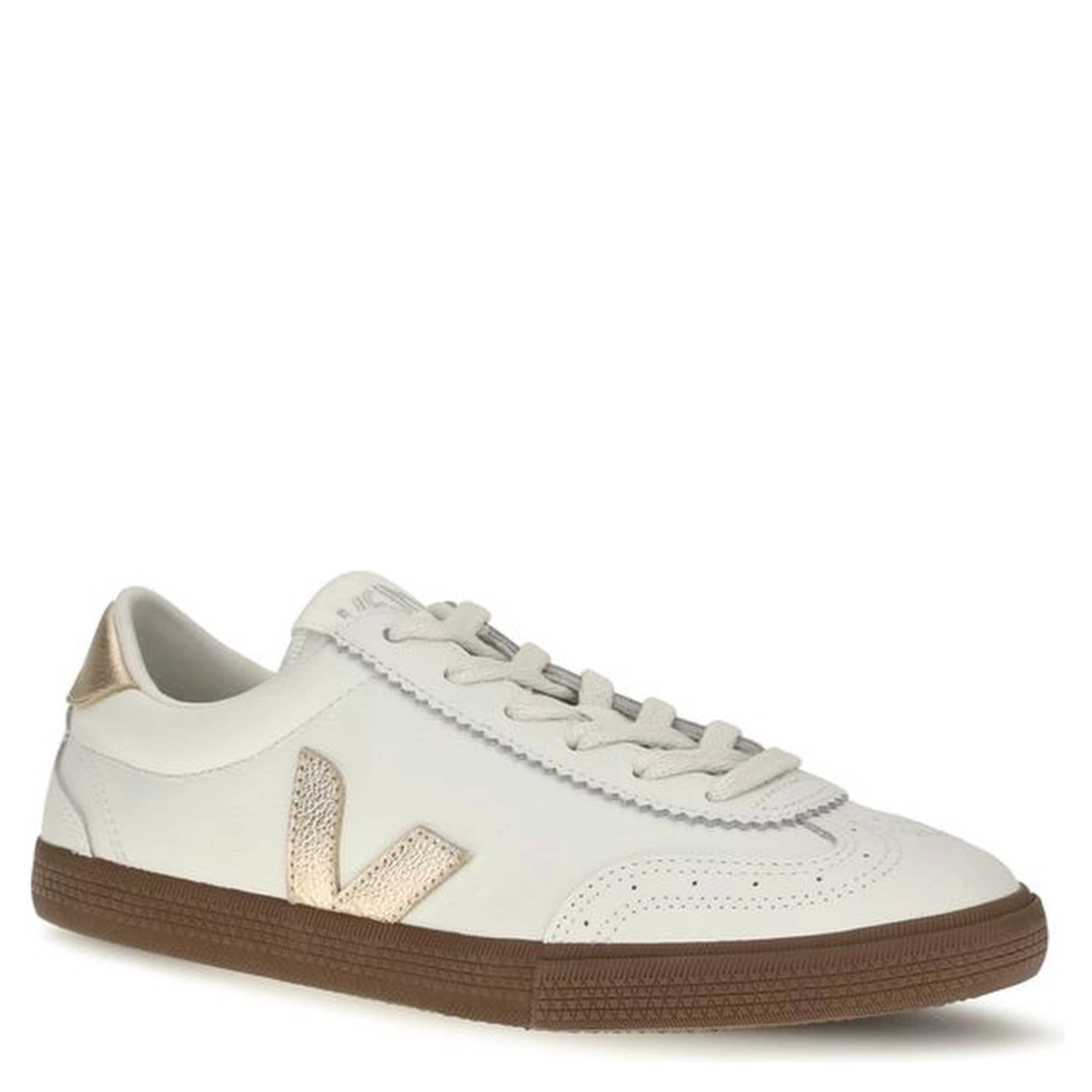White Calf Leather Bos Taurus Low Top Sneakers