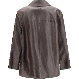 Brown Lamb Leather Leather Jacket
