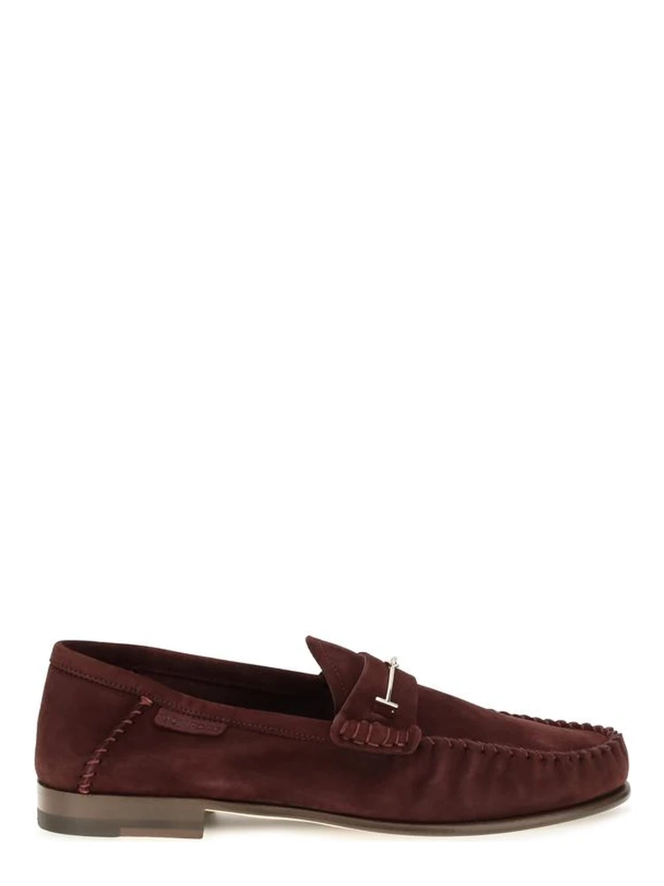 Bordeaux Calf Leather Bos Taurus Slip-On Loafers
