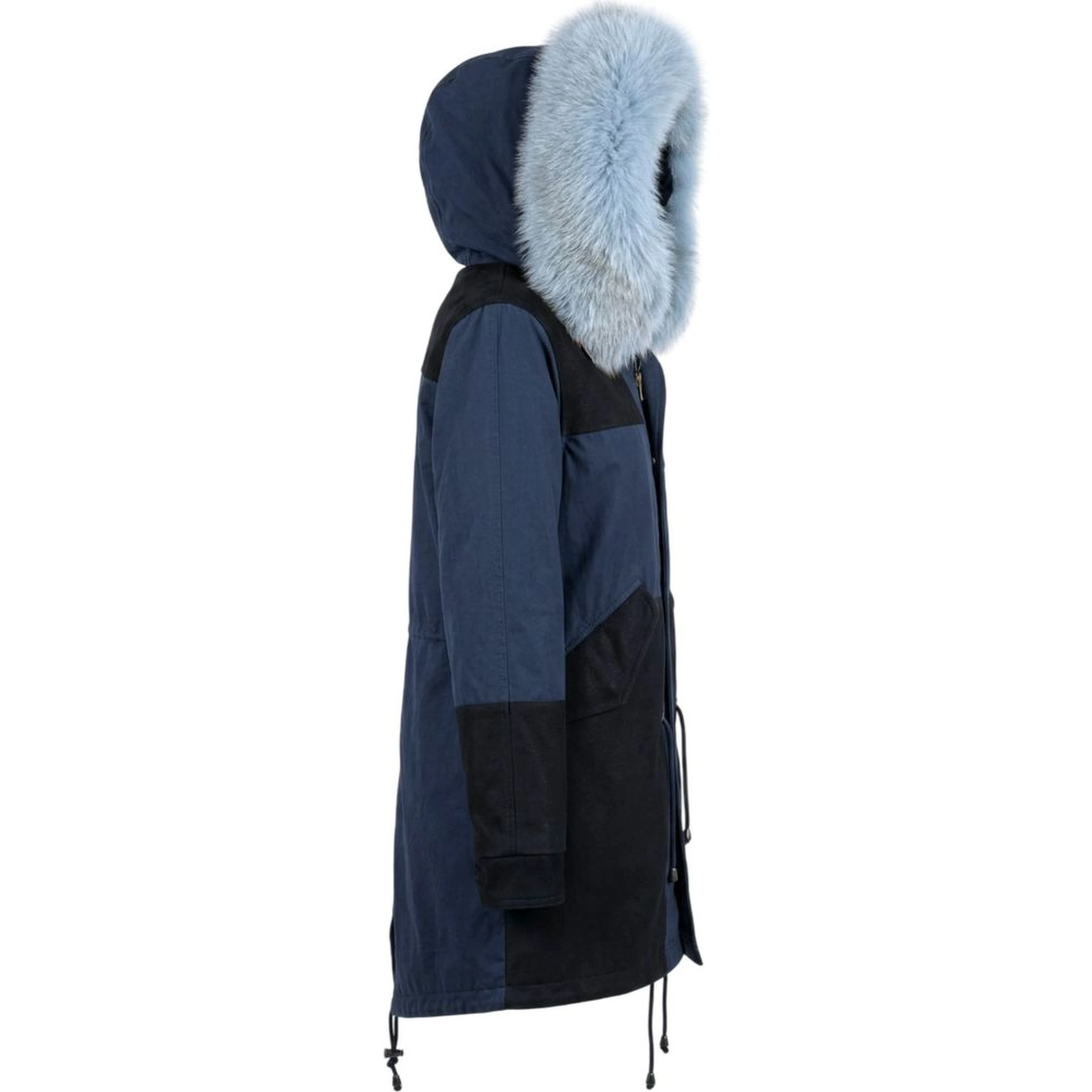 Blue Cotton Women's Jacket