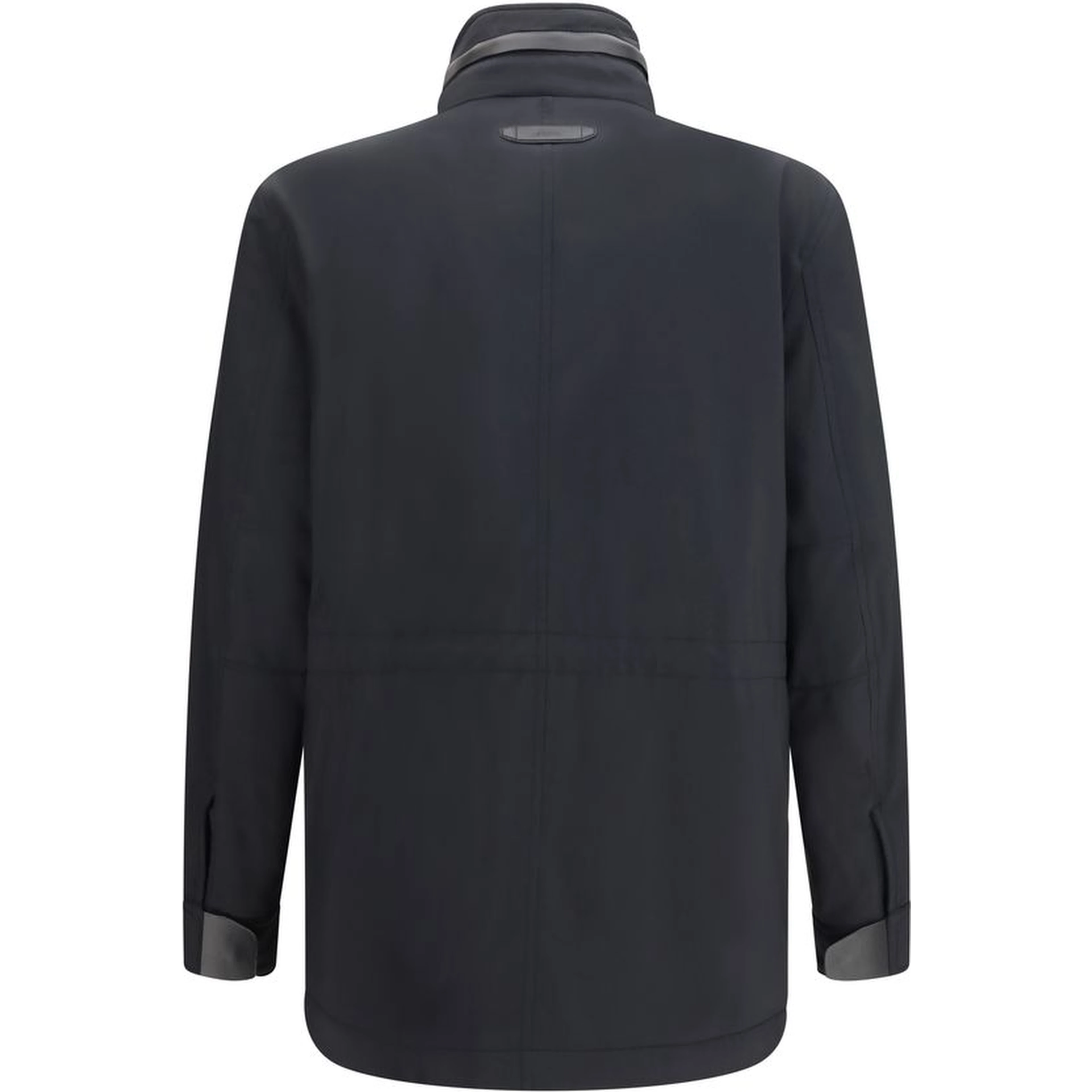Blue Wool Oves Aries Full-Length Jacket