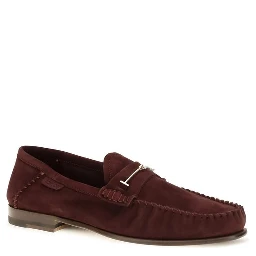 Bordeaux Calf Leather Bos Taurus Slip-On Loafers