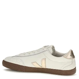 White Calf Leather Bos Taurus Low Top Sneakers
