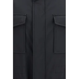 Blue Wool Oves Aries Full-Length Jacket