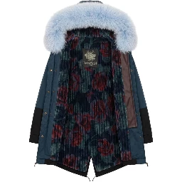 Blue Cotton Women's Jacket