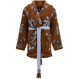 Brown Wool Oves Aries Cardigan