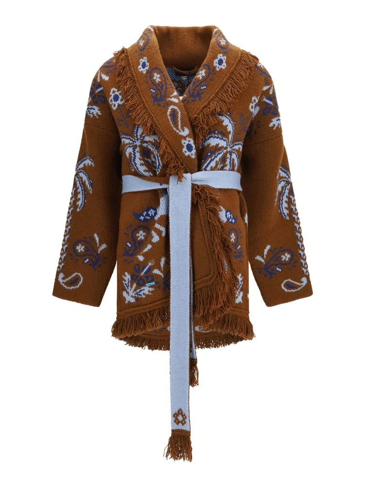 Brown Wool Oves Aries Cardigan