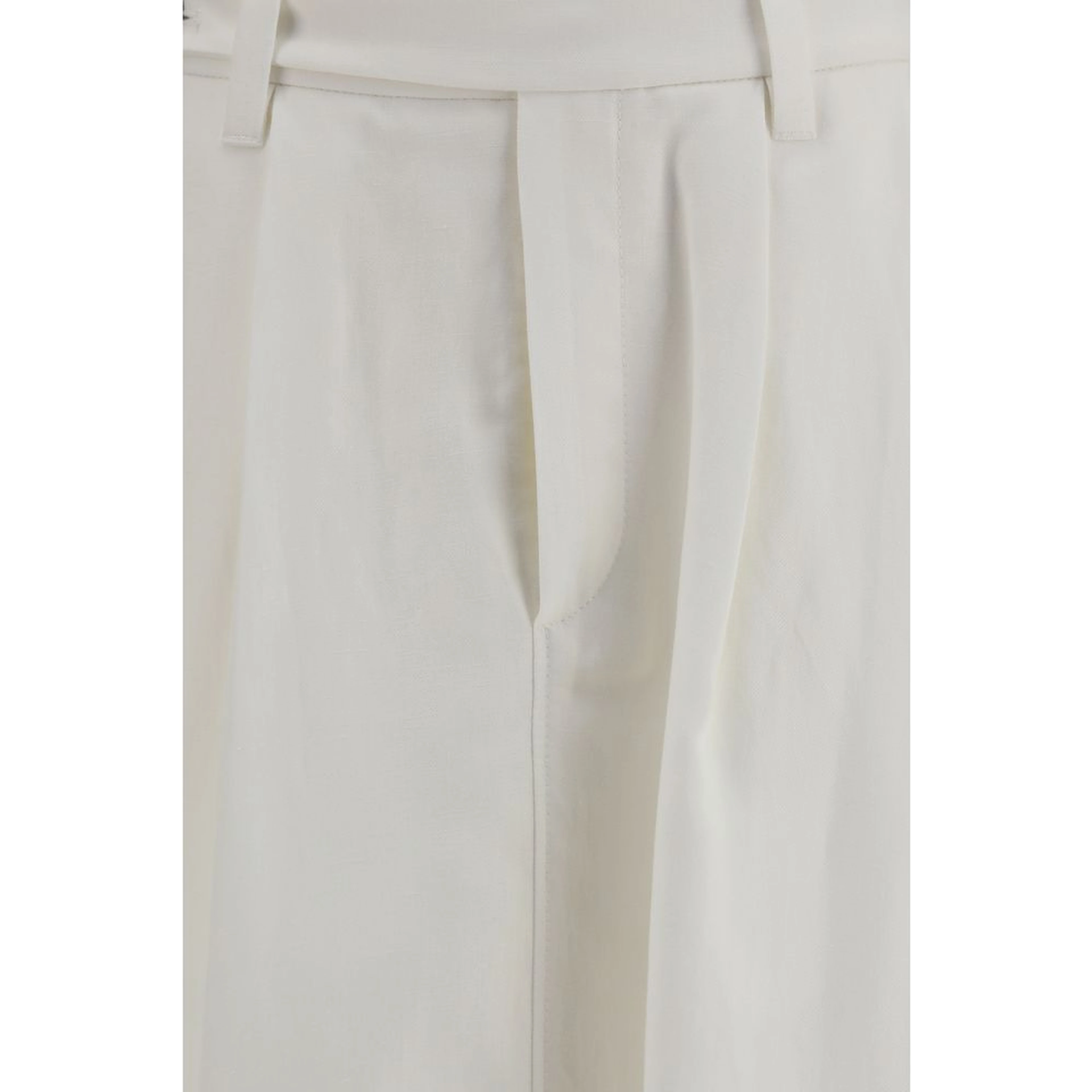 White Viscose Long Skirt