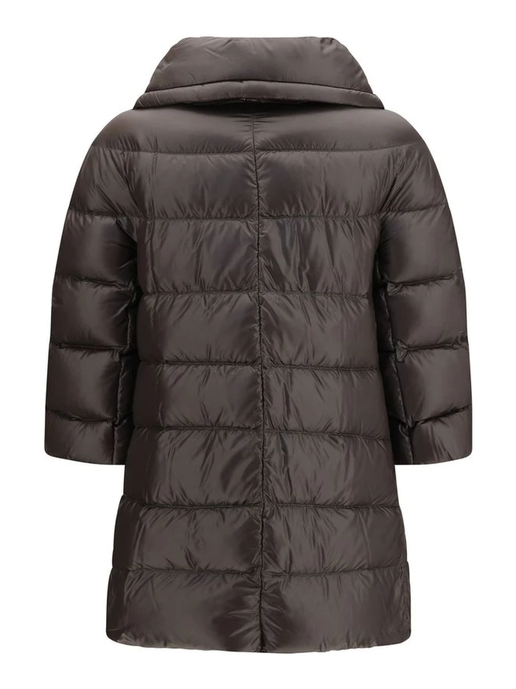 Gray Polyester Full-Length Jacket alternative