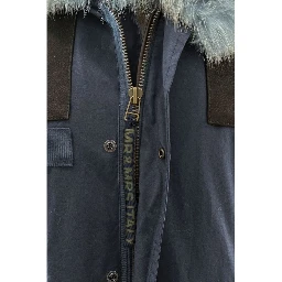 Blue Cotton Women's Jacket