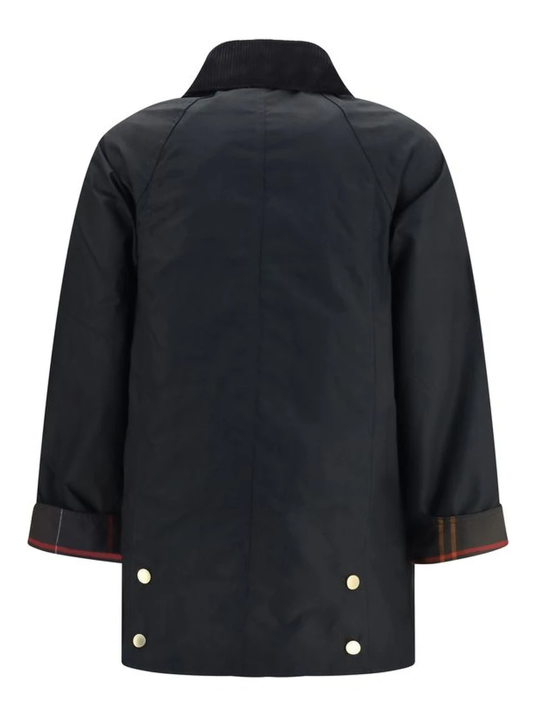 Black Cotton Full-Length Jacket alternative