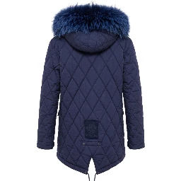 Blue Cotton Women's Jacket