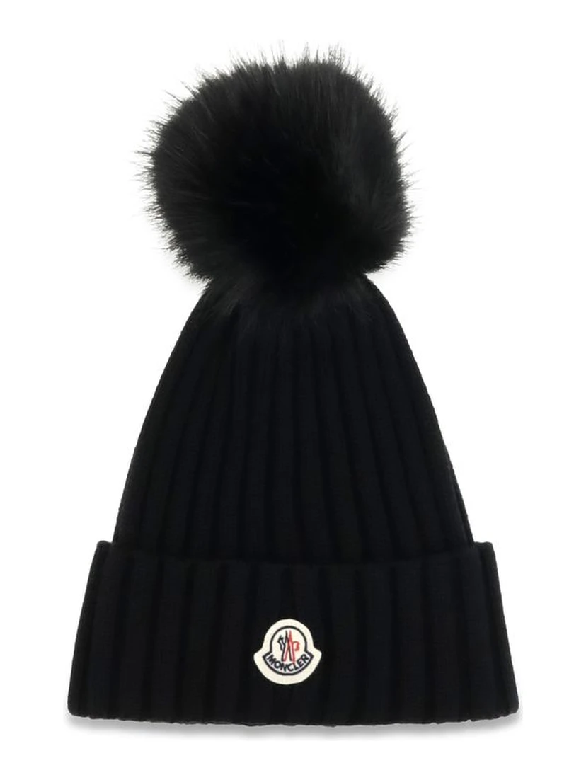Black Wool Oves Aries Beanie
