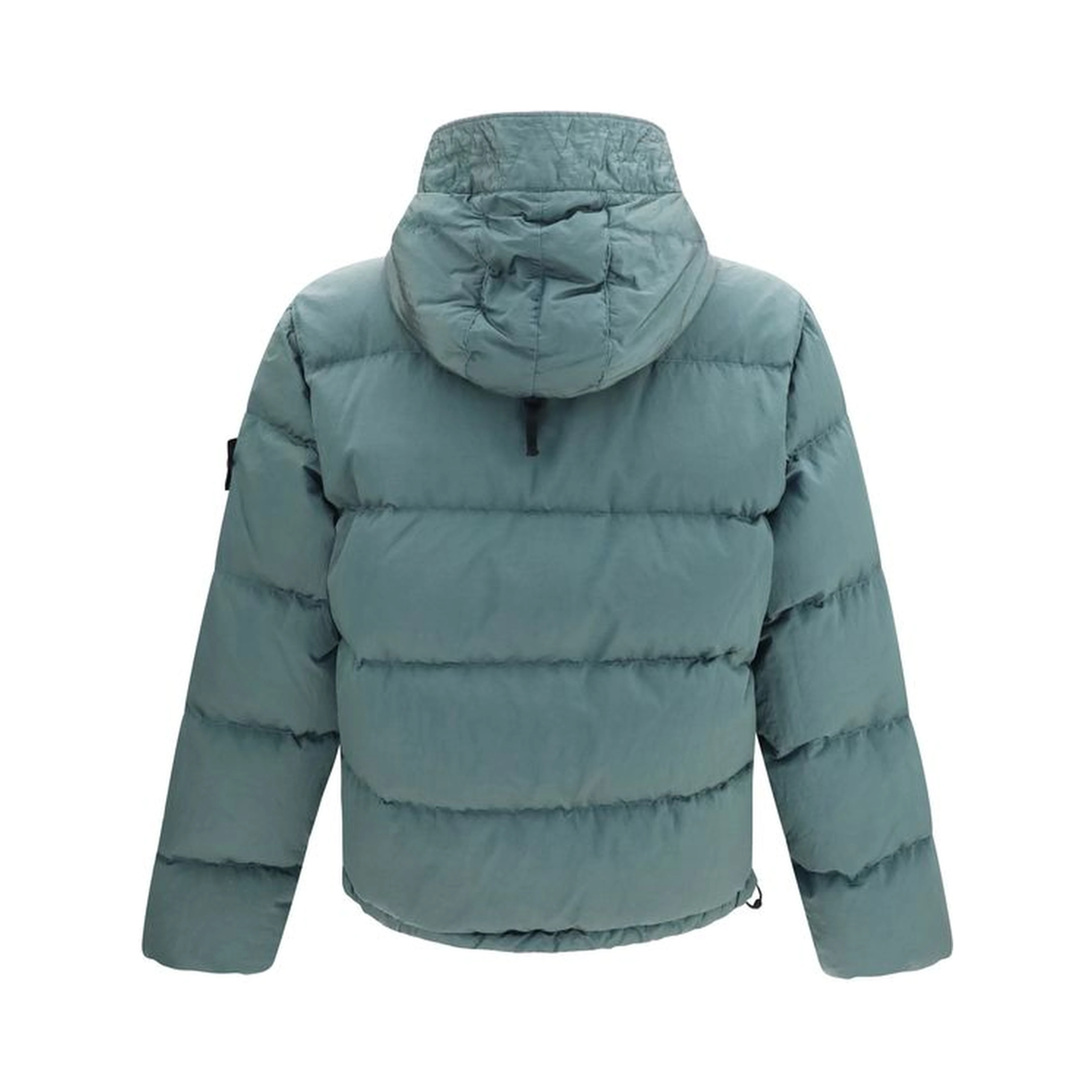 Bicolor Polyamide Full-Length Jacket
