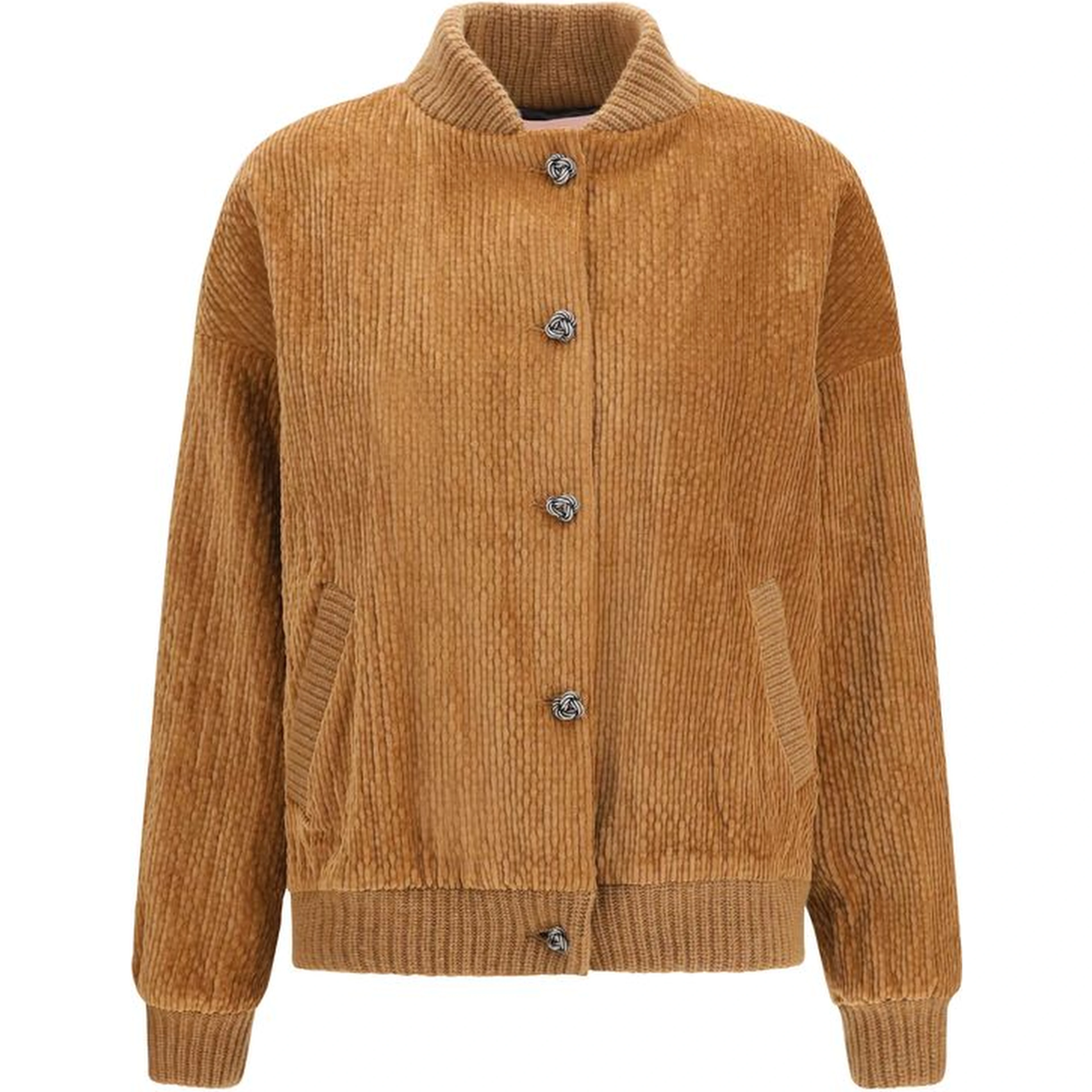 Brown Cotton Bomber