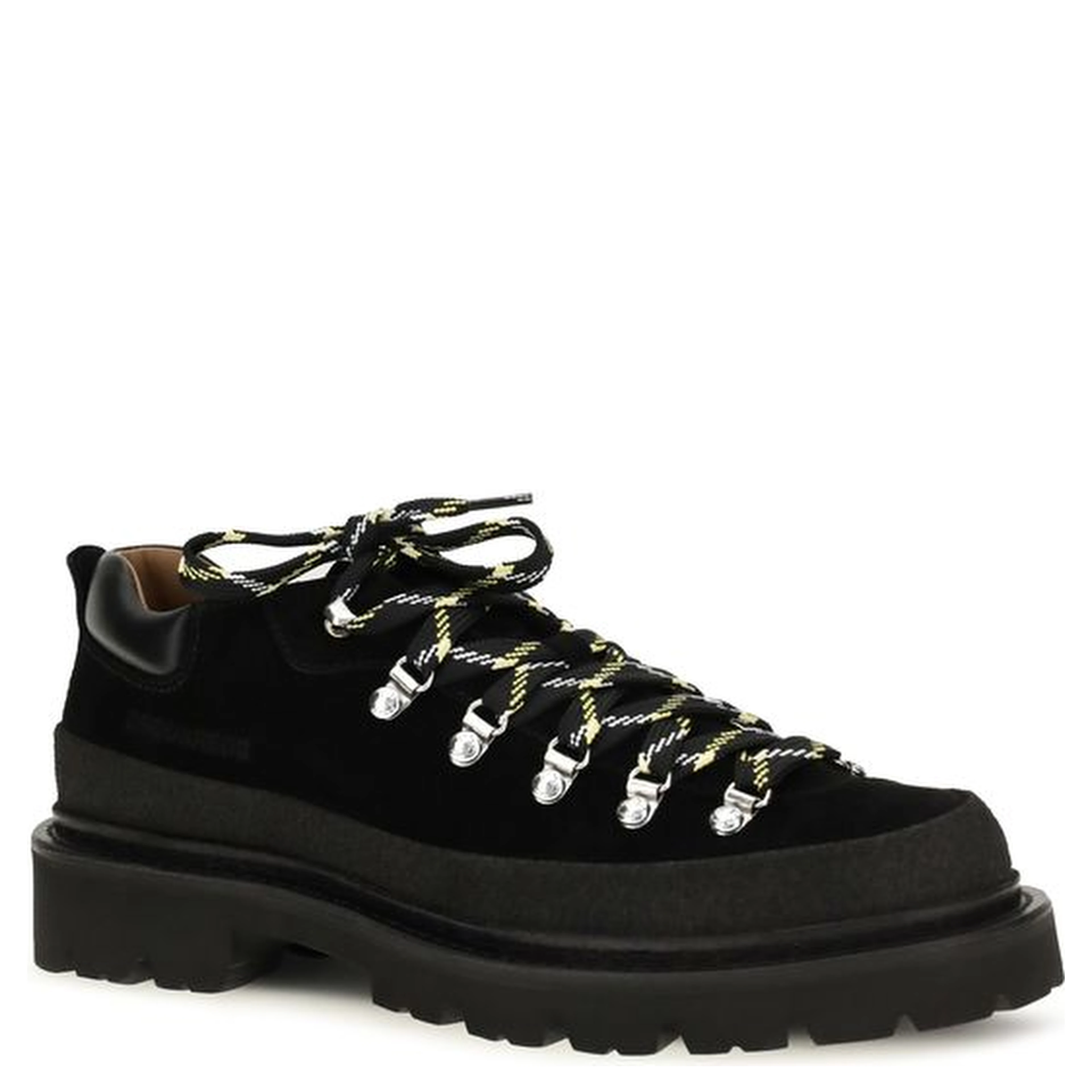 Black Calf Leather Bos Taurus Athletic Sneakers
