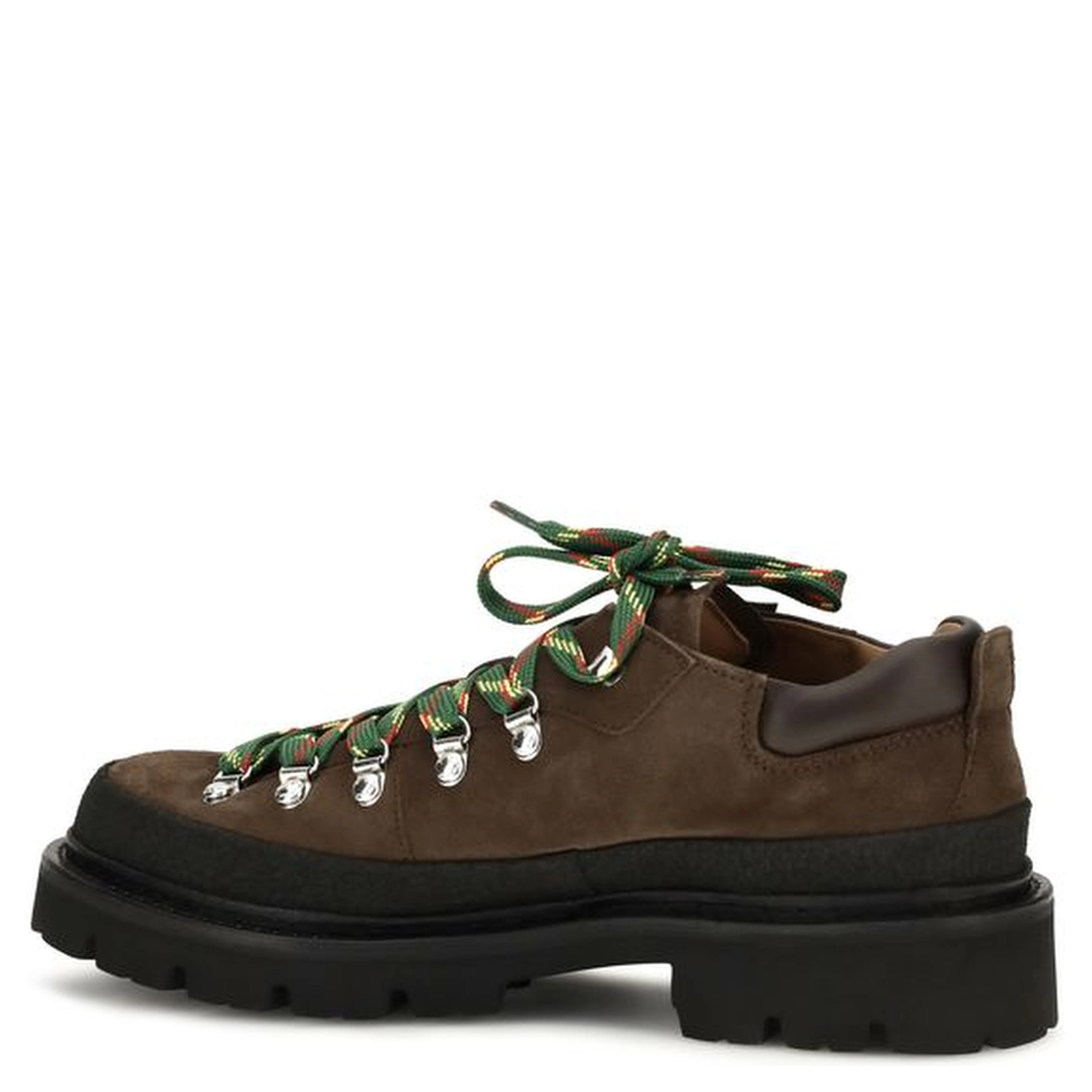 Brown Calf Leather Bos Taurus Lace-Up Boots