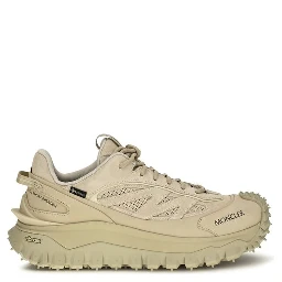 Beige Calf Leather Bos Taurus Athletic Sneakers
