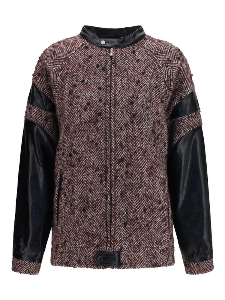 Multicolor Wool Oves Aries Full-Length Jacket