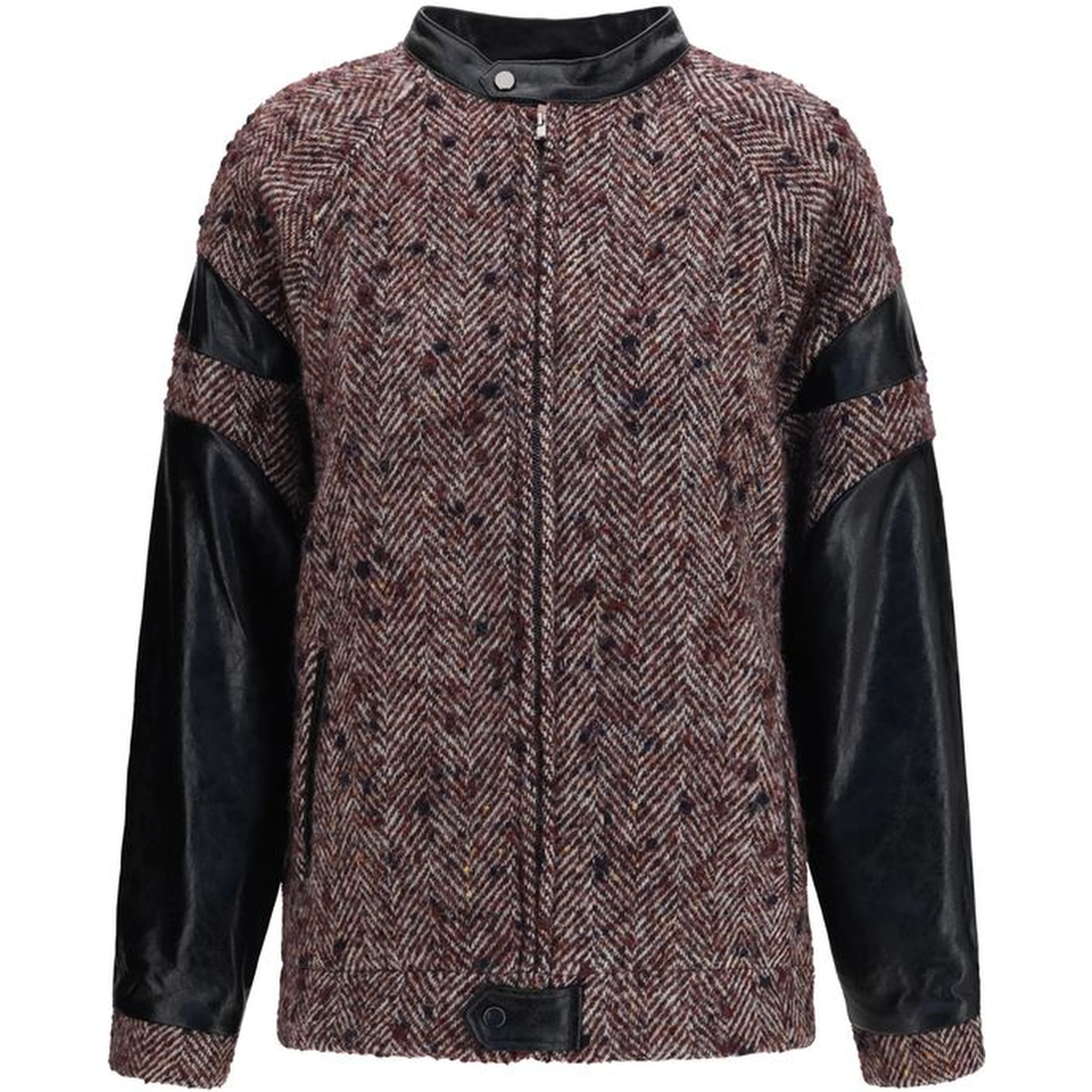 Multicolor Wool Oves Aries Full-Length Jacket