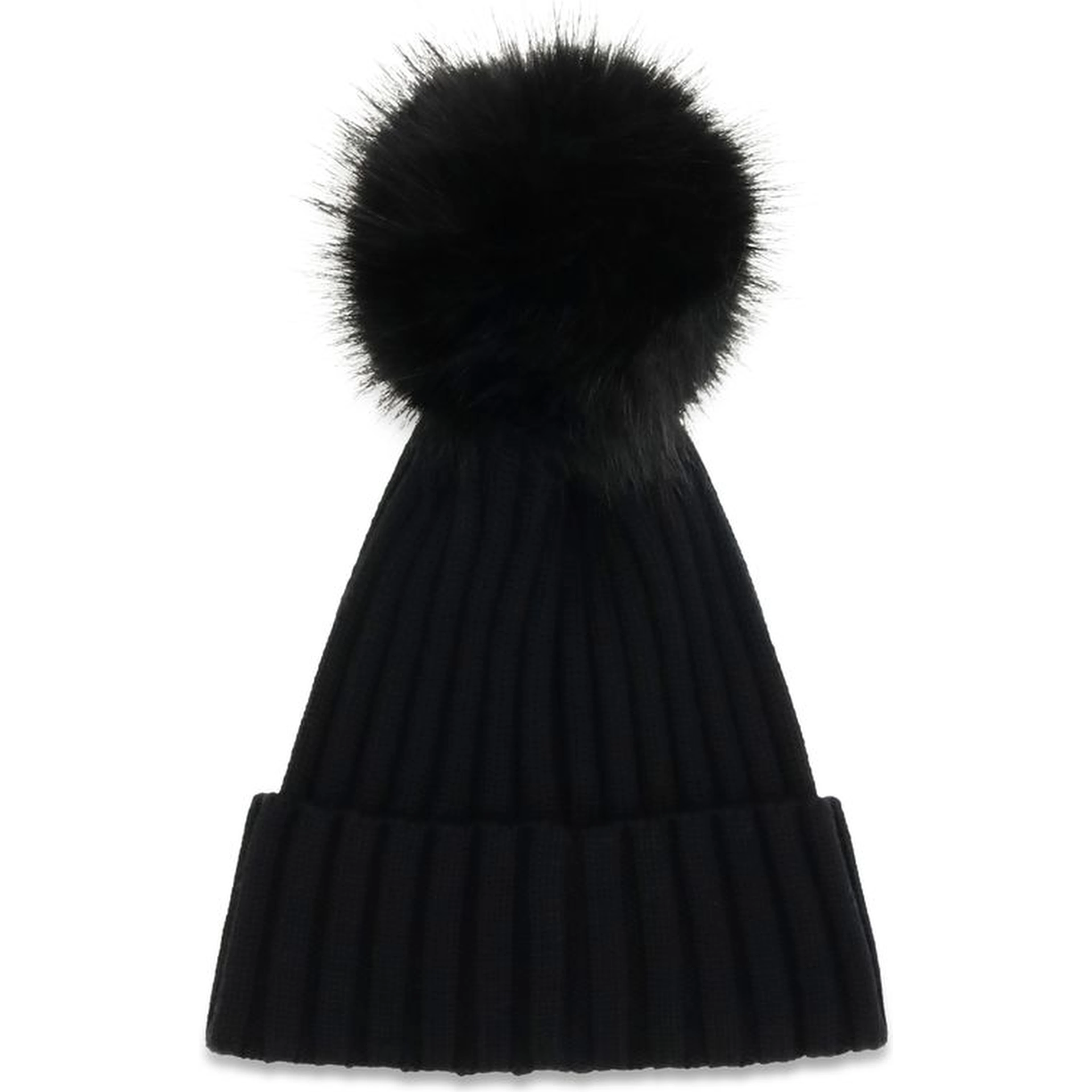 Black Wool Oves Aries Beanie