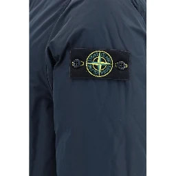 Blue Polyester Coat
