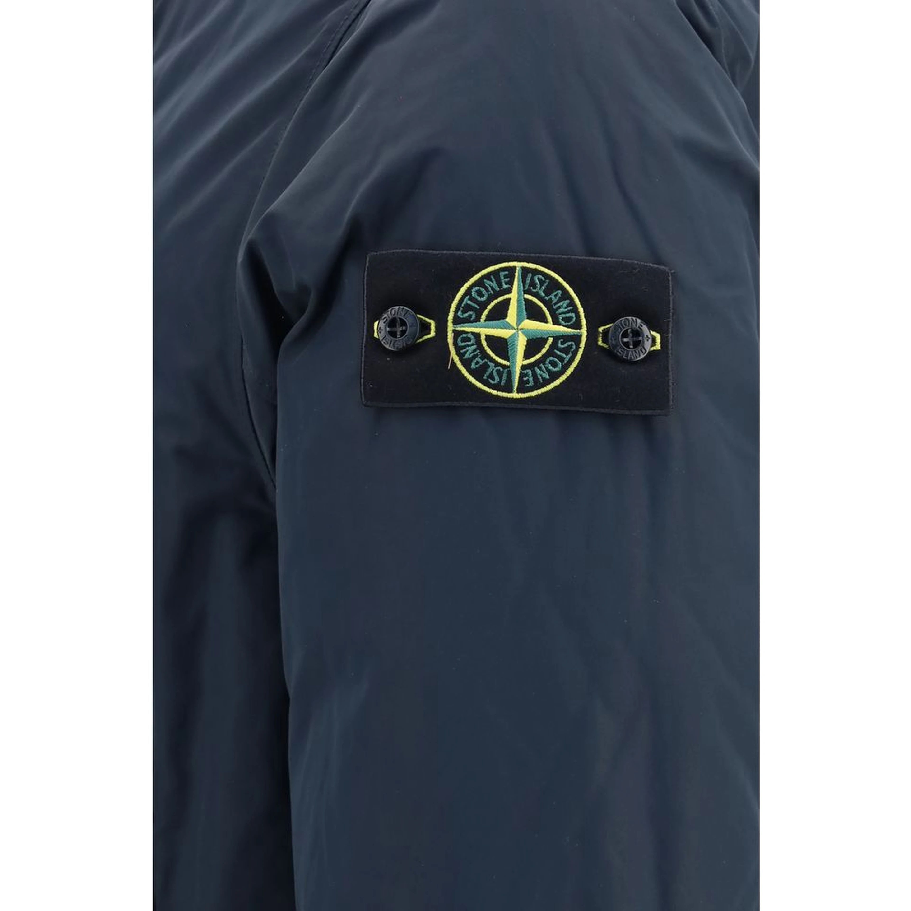 Blue Polyester Coat