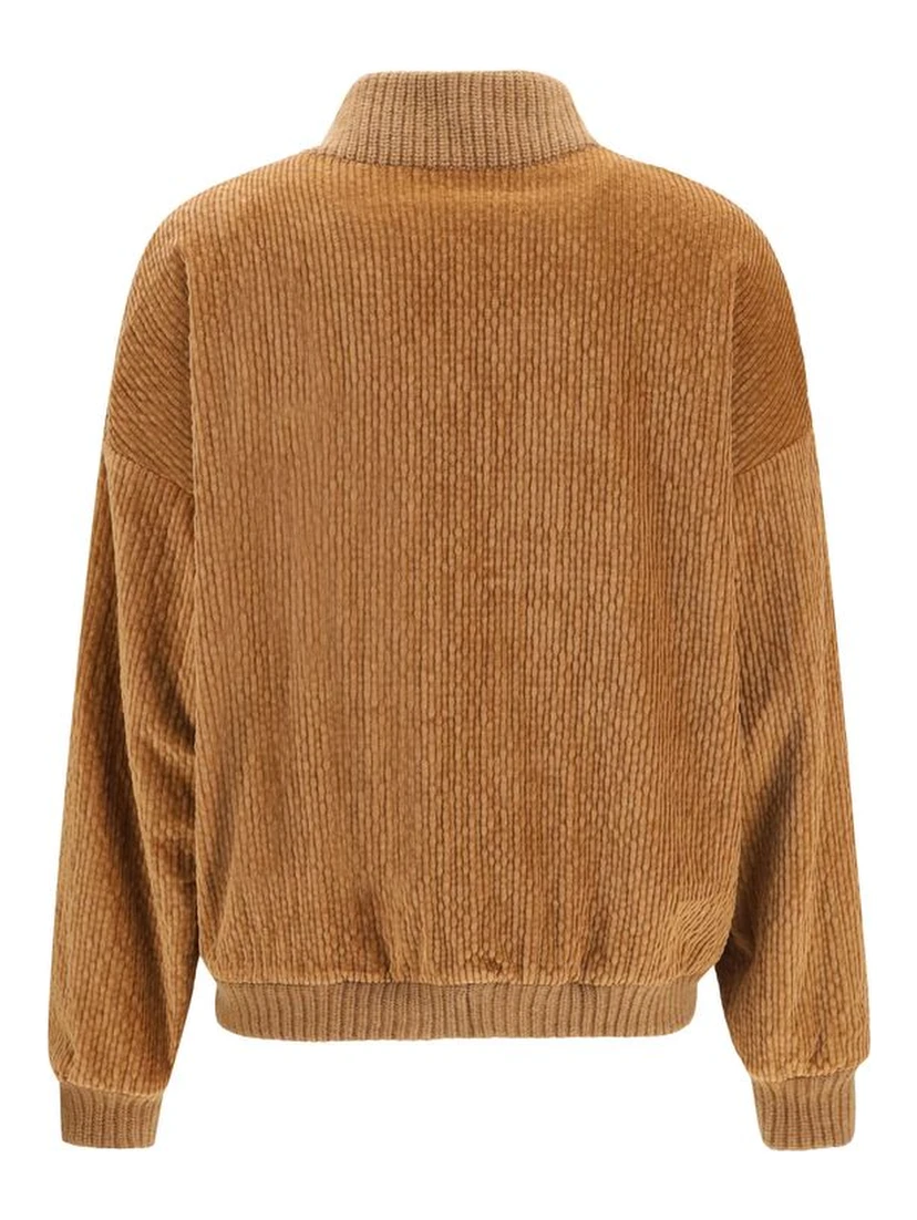 Brown Cotton Bomber