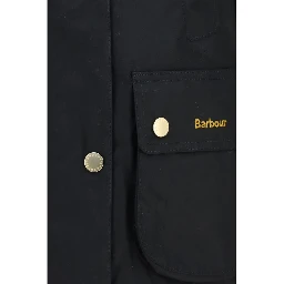 Black Cotton Full-Length Jacket