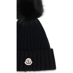 Black Wool Oves Aries Beanie