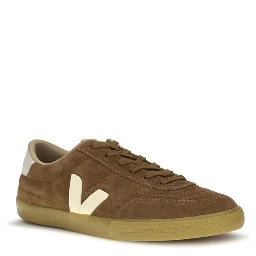 Brown Recycled Polyester Low Top Sneakers