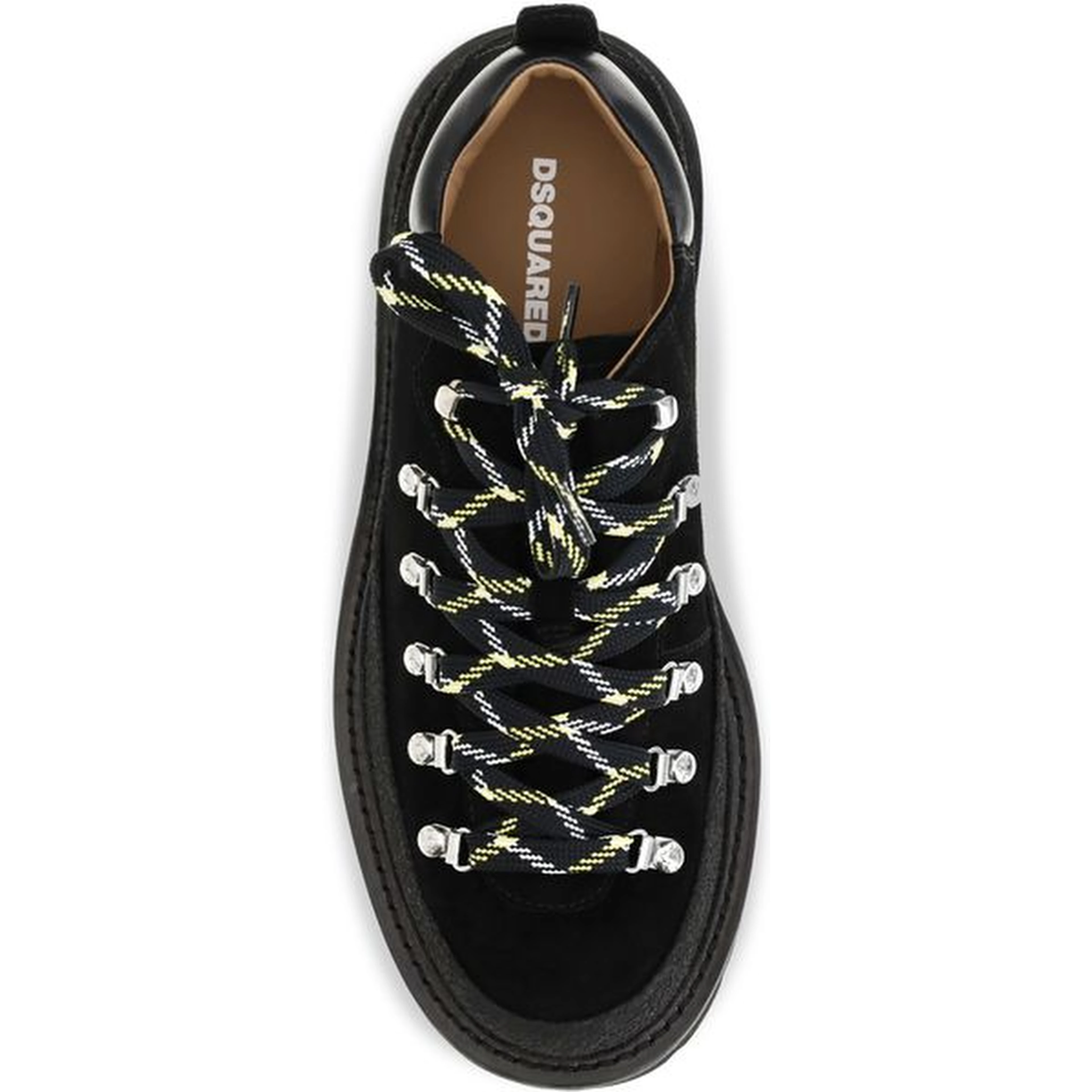 Black Calf Leather Bos Taurus Athletic Sneakers
