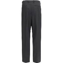Black Wool Oves Aries Dress Pants