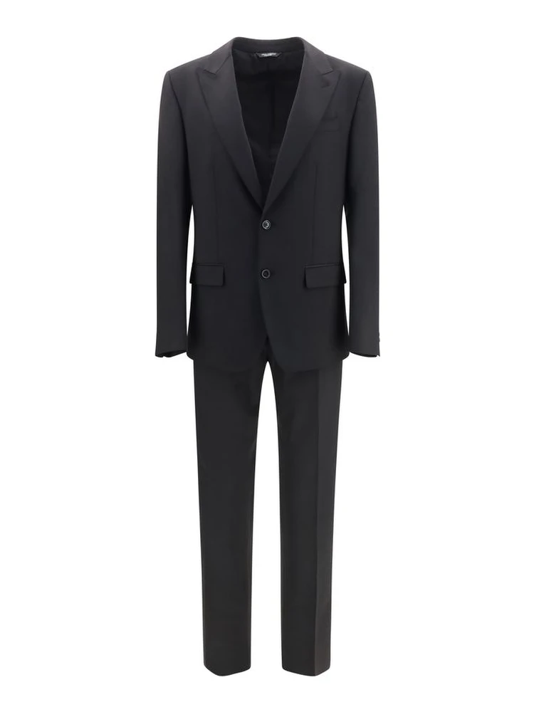 Black Wool Oves Aries Two-Piece Suit