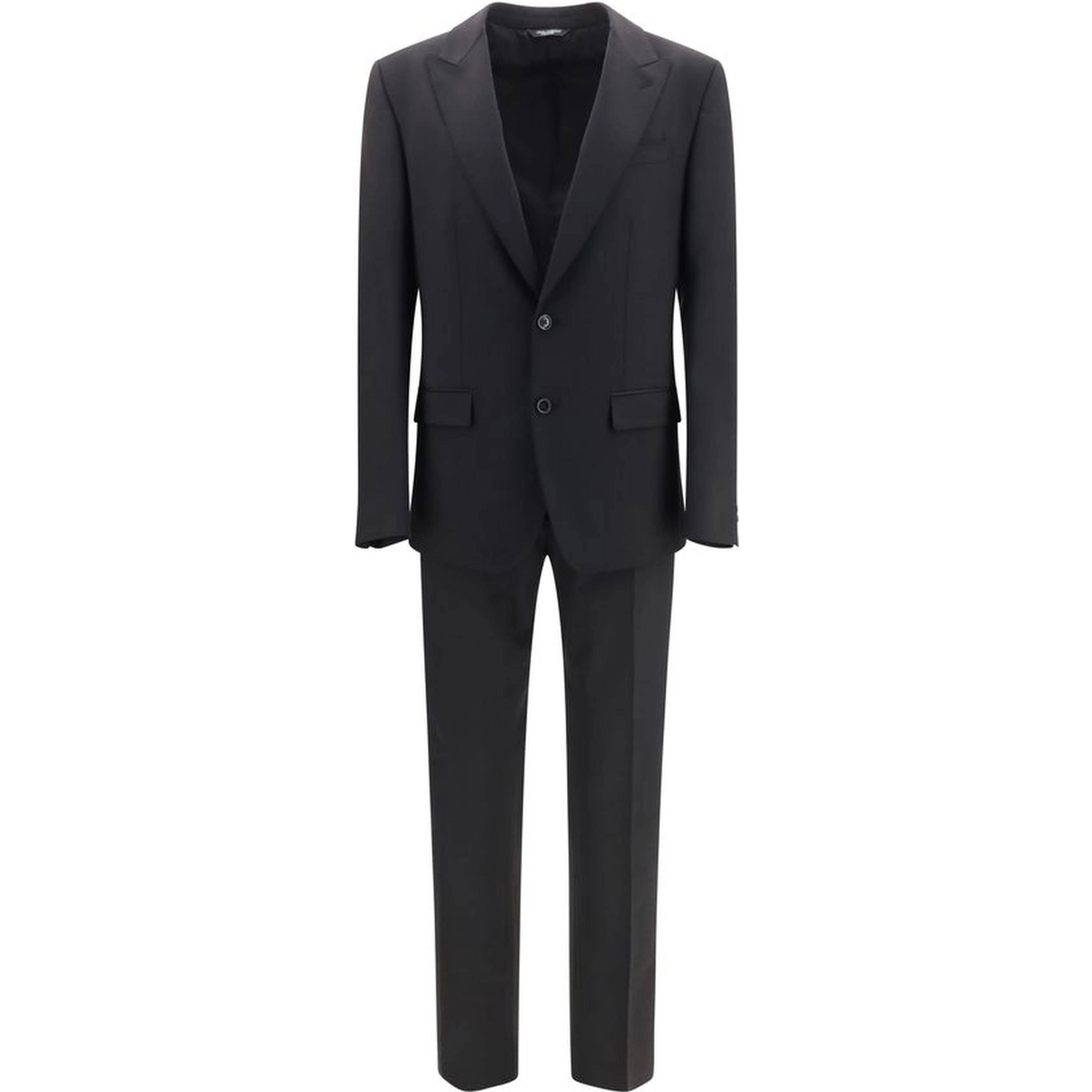 Black Wool Oves Aries Two-Piece Suit