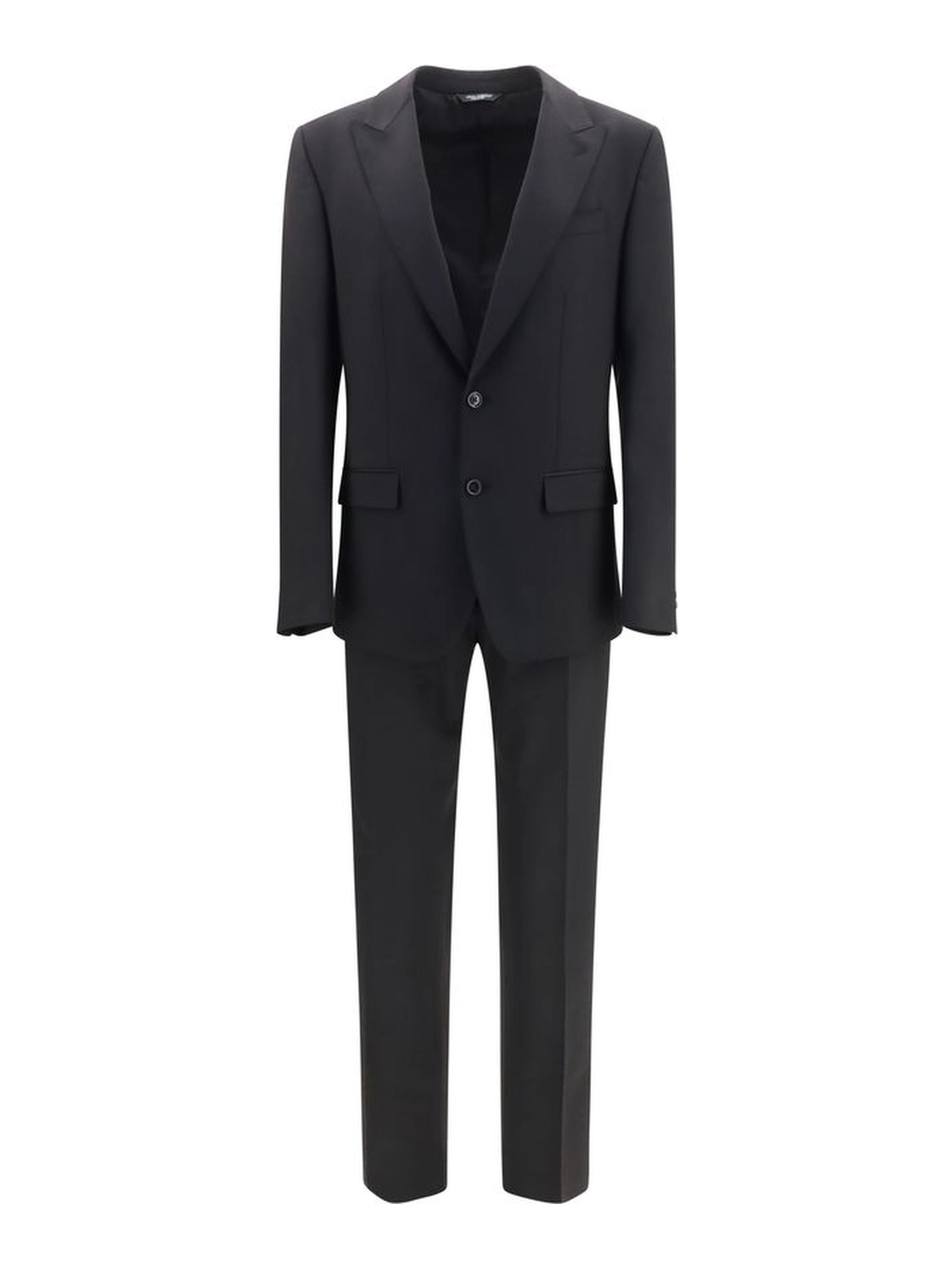 Black Wool Oves Aries Two-Piece Suit
