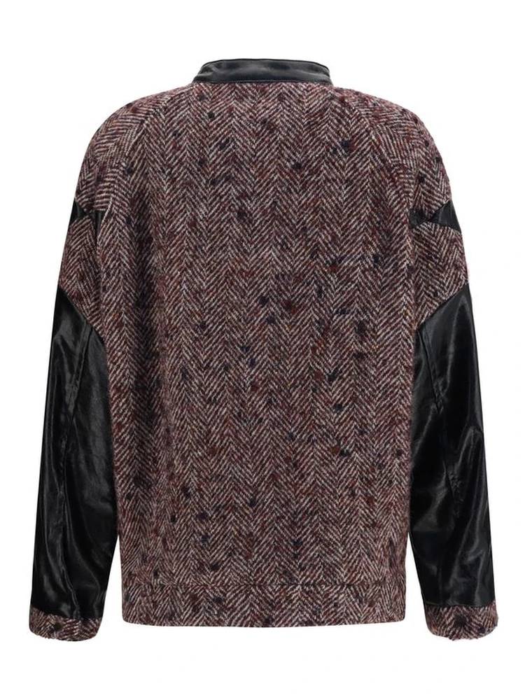 Multicolor Wool Oves Aries Full-Length Jacket alternative