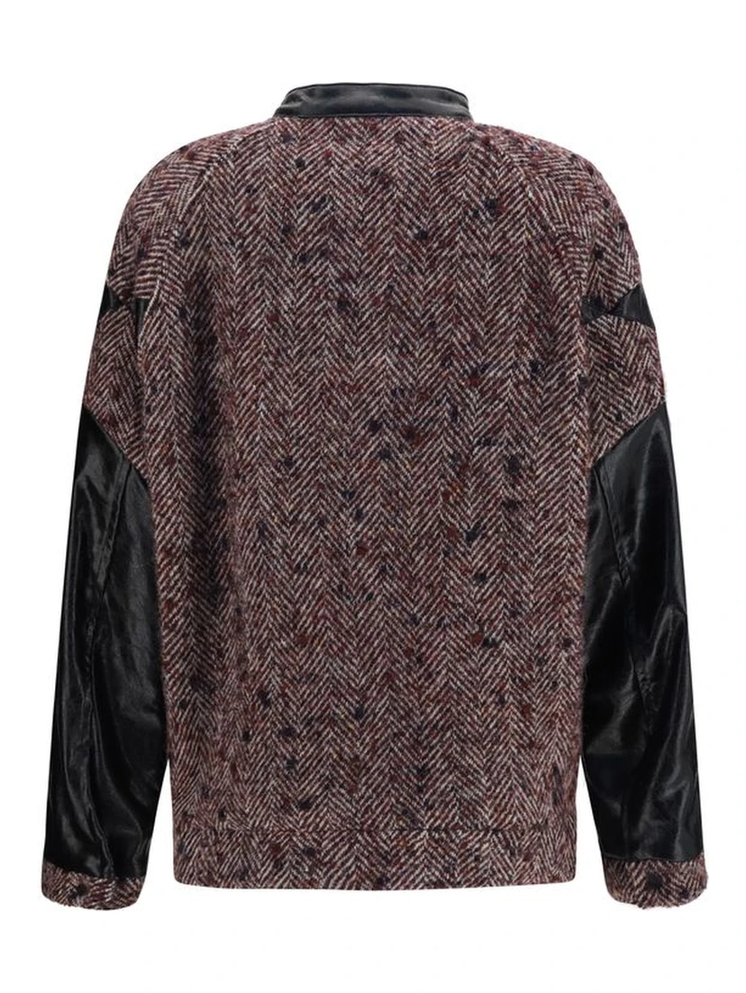 Multicolor Wool Oves Aries Full-Length Jacket