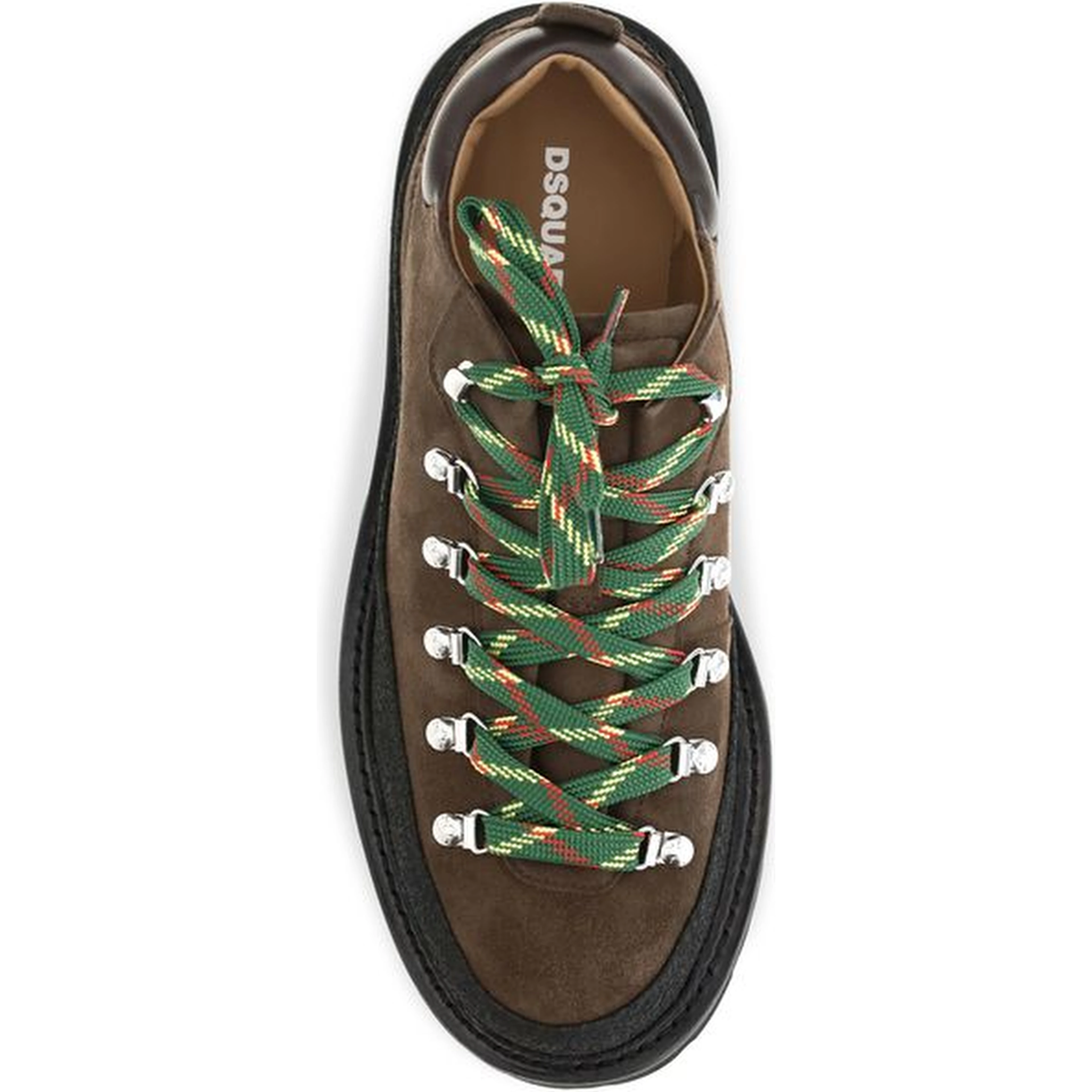 Brown Calf Leather Bos Taurus Lace-Up Boots