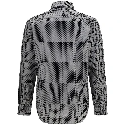 Gray Cotton Pattern Shirt