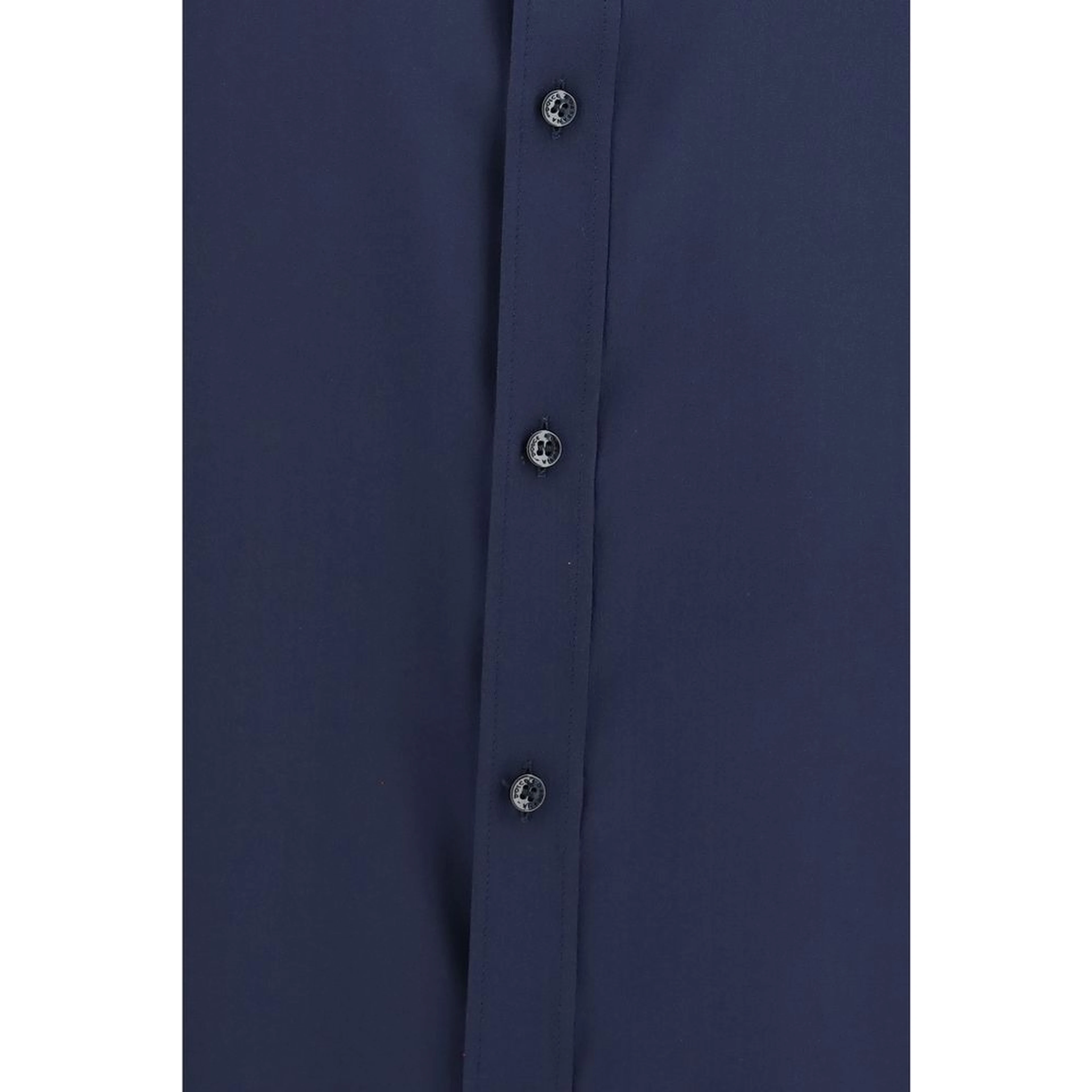 Blue Silk Dress Shirt