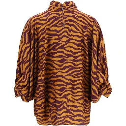 Orange Viscose Blouse