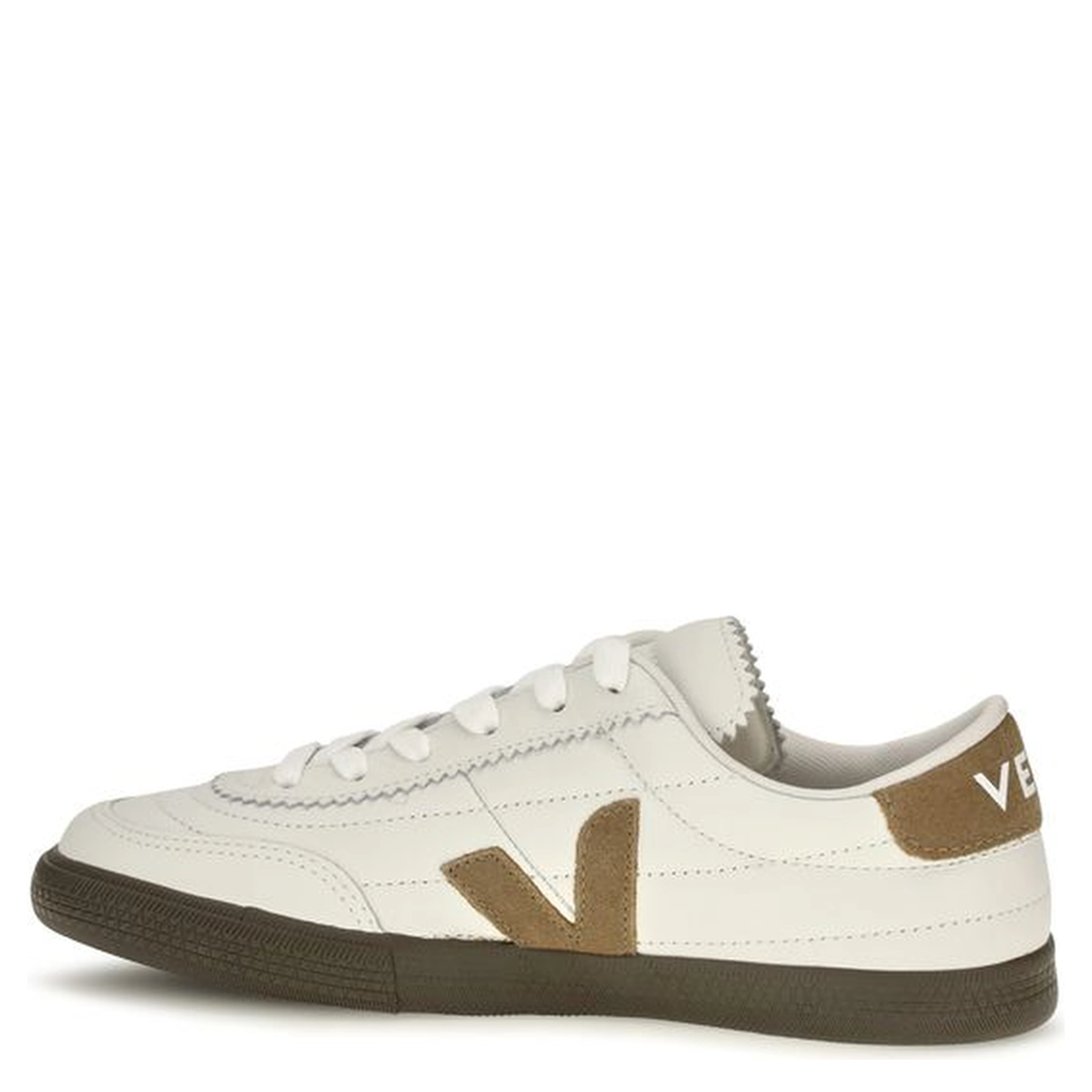 White Calf Leather Bos Taurus Low Top Sneakers