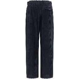 Black Viscose Casual Pants