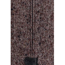 Multicolor Wool Oves Aries Full-Length Jacket