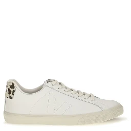 White Calf Leather Bos Taurus Low Top Sneakers