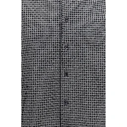 Gray Cotton Pattern Shirt