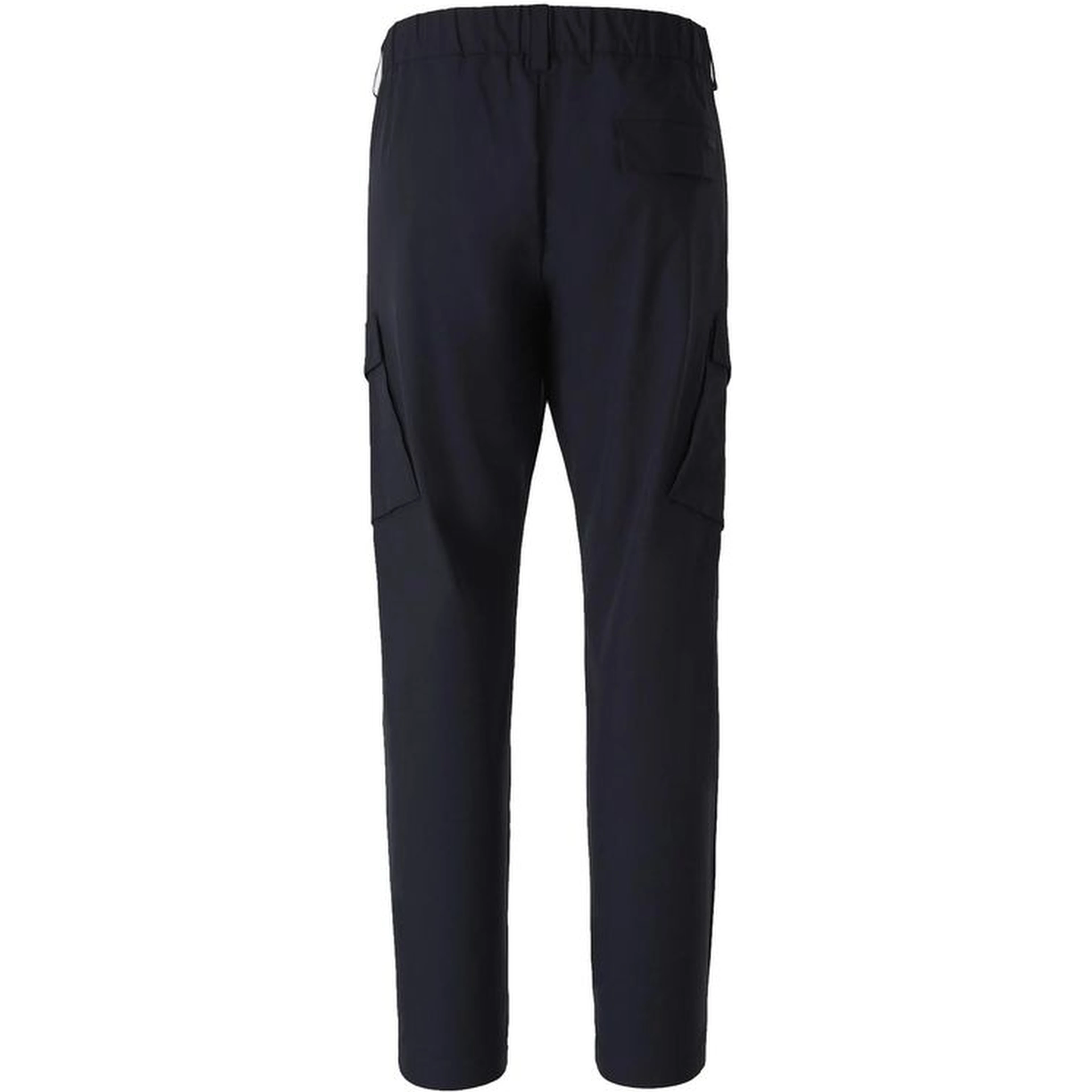 Blue Polyester Cargo Pants