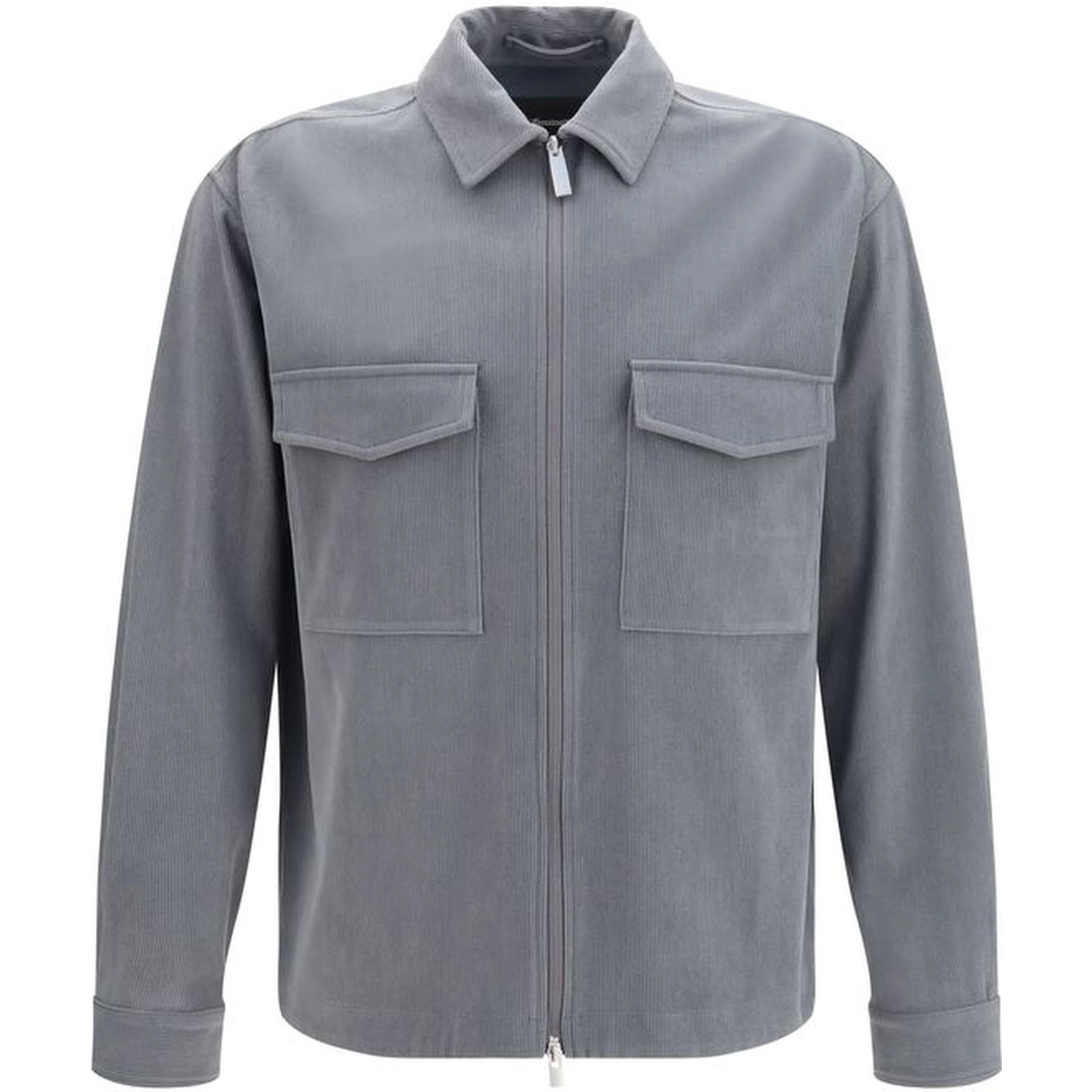 Gray Polyester Jacket
