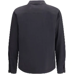 Black Polyamide Full-Length Jacket